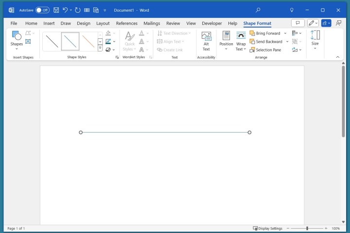Comment insérer une ligne dans Word 5 Ligne tracée dans Word.