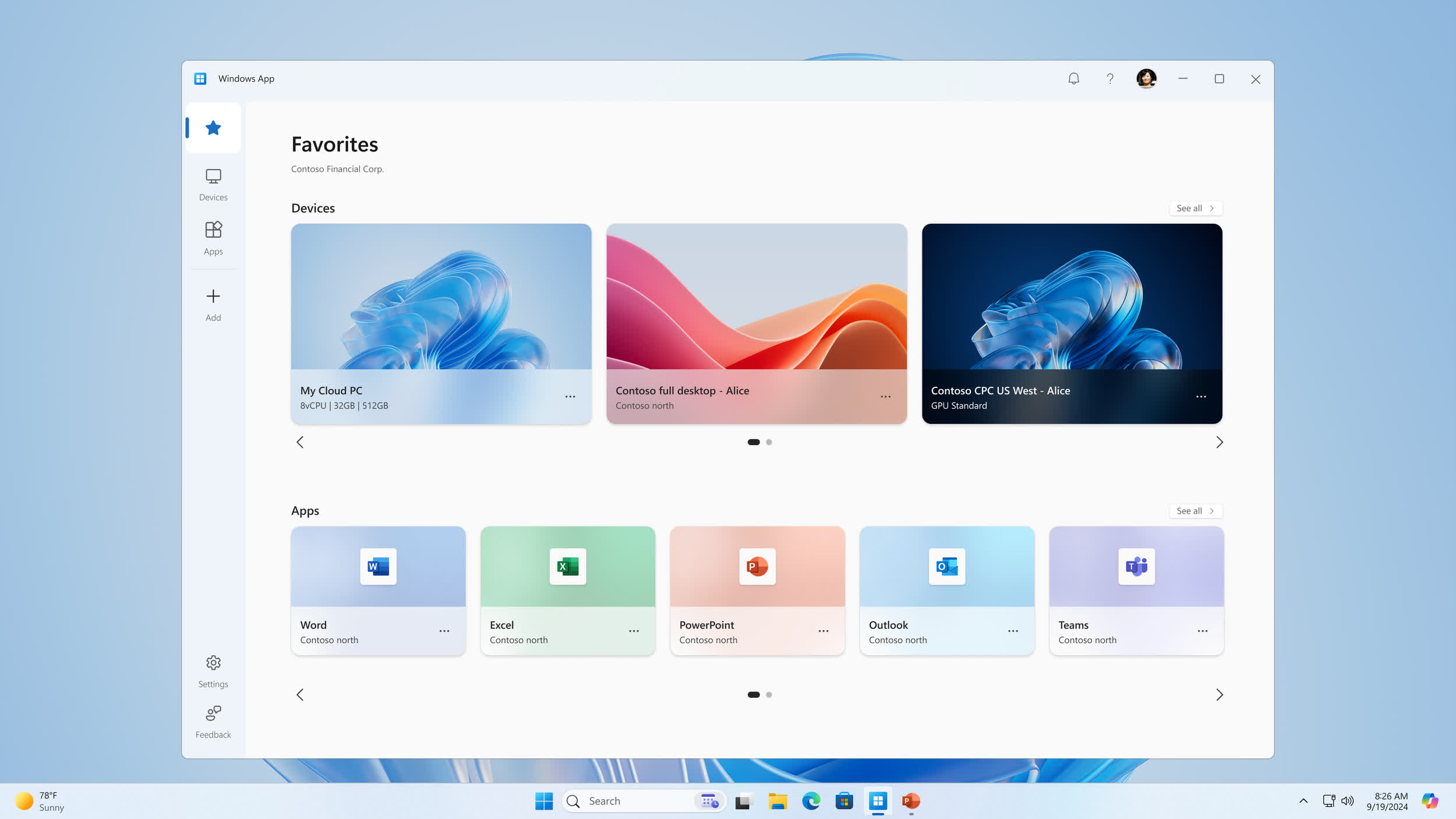 1726810168 913 Microsoft presente lapplication Windows pour acceder a votre PC Windows