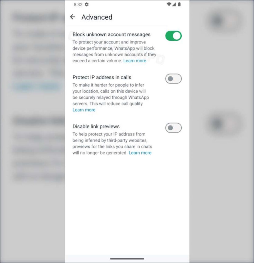 Nouvelle protection sur WhatsApp avec le blocage des messages de contacts inconnus 3 WhatsApp messages contacts inconnus