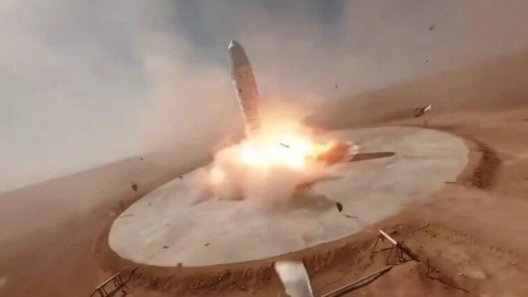 Des images aériennes dramatiques capturent l'échec d'un atterrissage de fusée chinoise 1 Dramatic drone footage captures failed Chinese rocket landing
