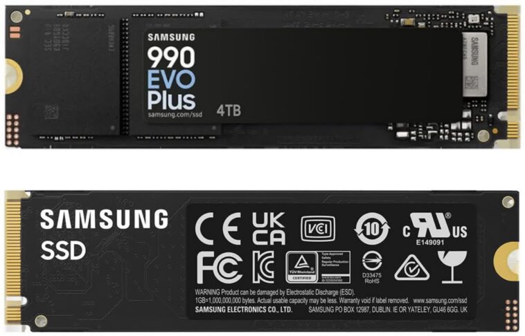 Samsung lance les SSD NVMe 990 Evo Plus avec une vitesse et des performances thermiques améliorées 1 Samsung launches 990 Evo Plus NVMe SSDs with enhanced speed and thermal performance