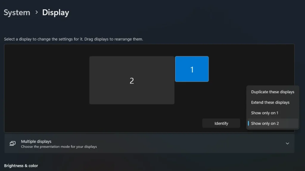 changer les paramètres d'affichage sous windows 11