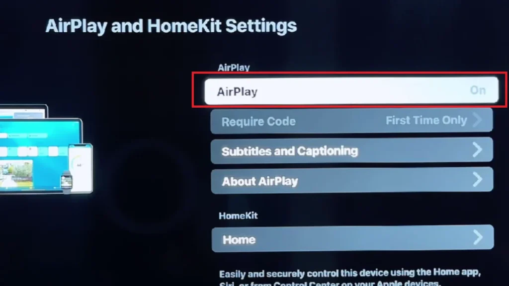 modifier les paramètres airplay sur le téléviseur Hisense