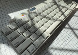 Vintage Apple keyboard from 1986 receives modern OLED and wireless enhancements
