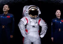 China unveils sleek new spacesuit for ambitious 2030 Moon landing goal