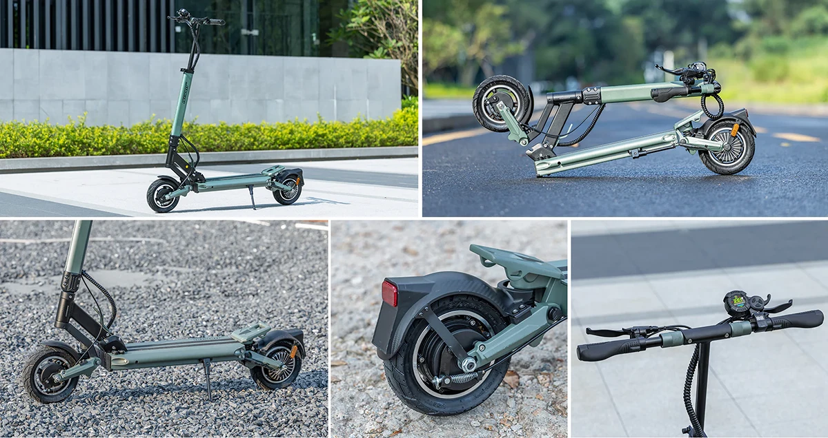 Ausom GX1: La fameuse trottinette électrique enfin disponible en Europe 8 Ausom Gx1 Trottinette électrique Pliable Design
