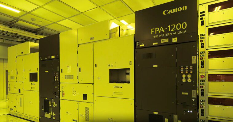 Canon expédie la première machine de lithographie par nano-impression à un consortium américain soutenu par des fabricants de puces de premier plan 1 Canon ships first nanoimprint lithography machinery to US consortium backed by leading chipmakers