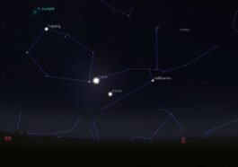 Le ciel oriental dans la nuit du 23 au 24 septembre 2024. Crédit : Stellarium