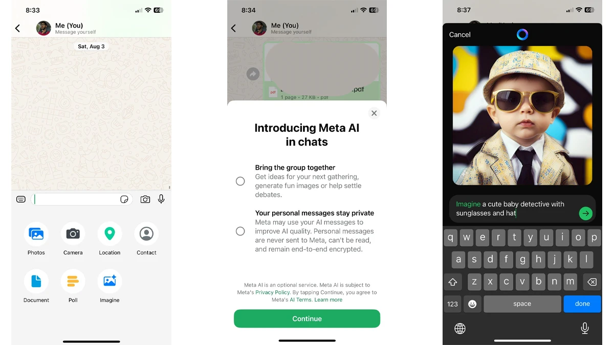 Comment créer et envoyer des images générées par l'IA dans les chats WhatsApp 2 Comment créer et envoyer des images IA dans les discussions WhatsApp