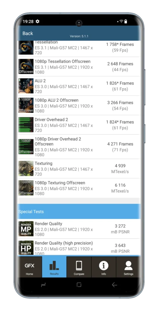 FOSSiBOT F109 Pro en TEST: Le smartphone solide 5G avec écran secondaire multifonctions 29 Fossibot F109 Rugged Phone Test Review Netcost Photo Gfx Benchmark