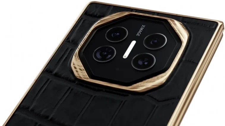 Le HUAWEI Mate XT ne te semblait pas assez cher ? Cette version en or 24 carats coûte 13000 euros 1 Huawei Mate Xt Or Gold
