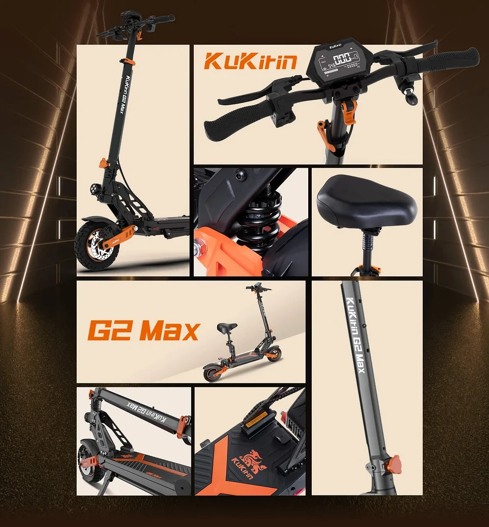 KUKIRIN G2 MAX : La trottinette électrique tout-terrain à la puissance démesurée 7 Kukirin G2 Max