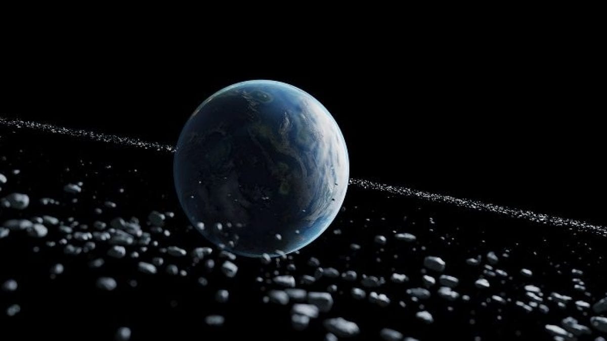 La Terre a eu des anneaux comme Saturne : l'hypothèse fascinante émergeant de l'étude des cratères 2 Illustration de la Terre entourée d'un anneau planétaire. Crédit : Oliver Hull
