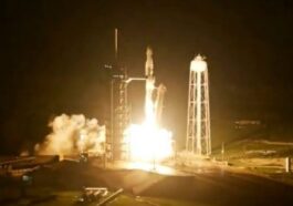 Le lancement de la mission Polaris Dawn de Space X, la mission avec laquelle Elon Musk vise à réaliser la première sortie dans l'espace de civils / Crédit : SpaceX