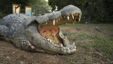Henry, le crocodile vivant le plus vieux du monde / Crédit : Printscreen/Youtube