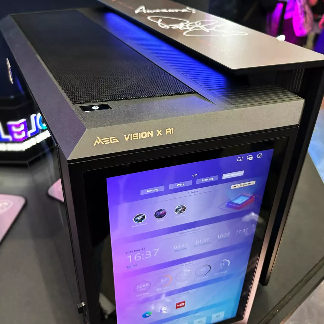 Le dernier concept de MSI est un PC massif avec lequel vous pouvez interagir directement – aucun écran n'est nécessaire 2 Le dernier concept de MSI est un PC massif avec
