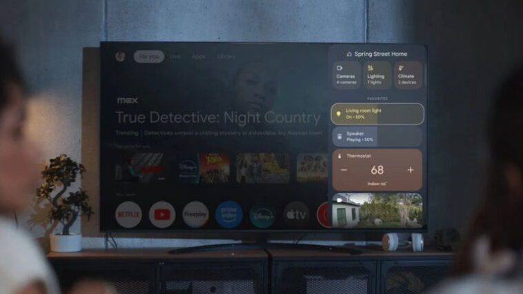 Le nouveau panneau Google Home pour les appareils avec Google TV a une fonctionnalité limitée 1 Le nouveau panneau de Google Home pour les appareils avec Google TV a une fonctionnalité limitée