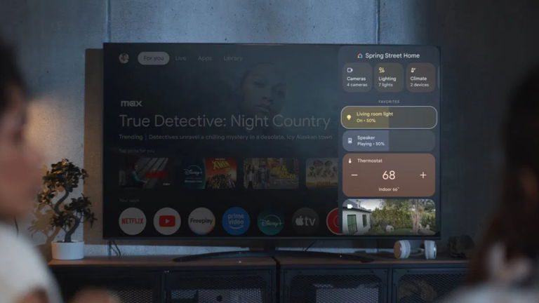 Le nouveau panneau Google Home pour les appareils avec Google TV a une fonctionnalité limitée 2 Le nouveau panneau de Google Home pour les appareils avec Google TV a une fonctionnalité limitée