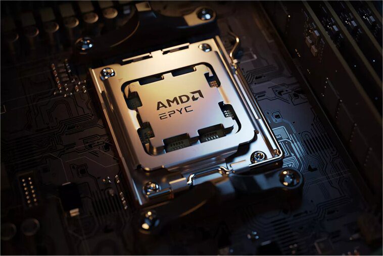 Le processeur serveur Epyc d'AMD intégré dans une carte mère grand public, overclocké à 6,6 GHz 1 AMD