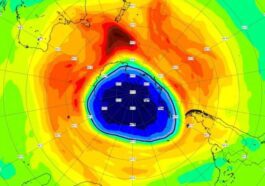 Le trou d'ozone au-dessus de l'Antarctique s'est formé tardivement en 2024 mais à la fin de septembre, il a déjà dépassé 20 millions de km2 / Crédit : CAMS
