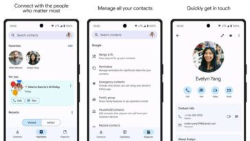 Les Contacts de Google se renouvellent complètement en créant un nouveau contact 3 Les contacts de Google se renouvellent complètement lors de la création d'un nouveau contact
