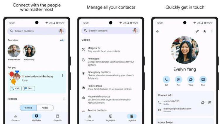 Les Contacts de Google se renouvellent complètement en créant un nouveau contact 1 Les contacts de Google se renouvellent complètement lors de la création d'un nouveau contact