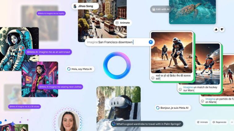 Les voix de célébrités générées par IA débarquent sur WhatsApp et Instagram avec Meta AI 1 Les voix de célébrités générées par IA arrivent sur WhatsApp et Instagram grâce à Meta AI