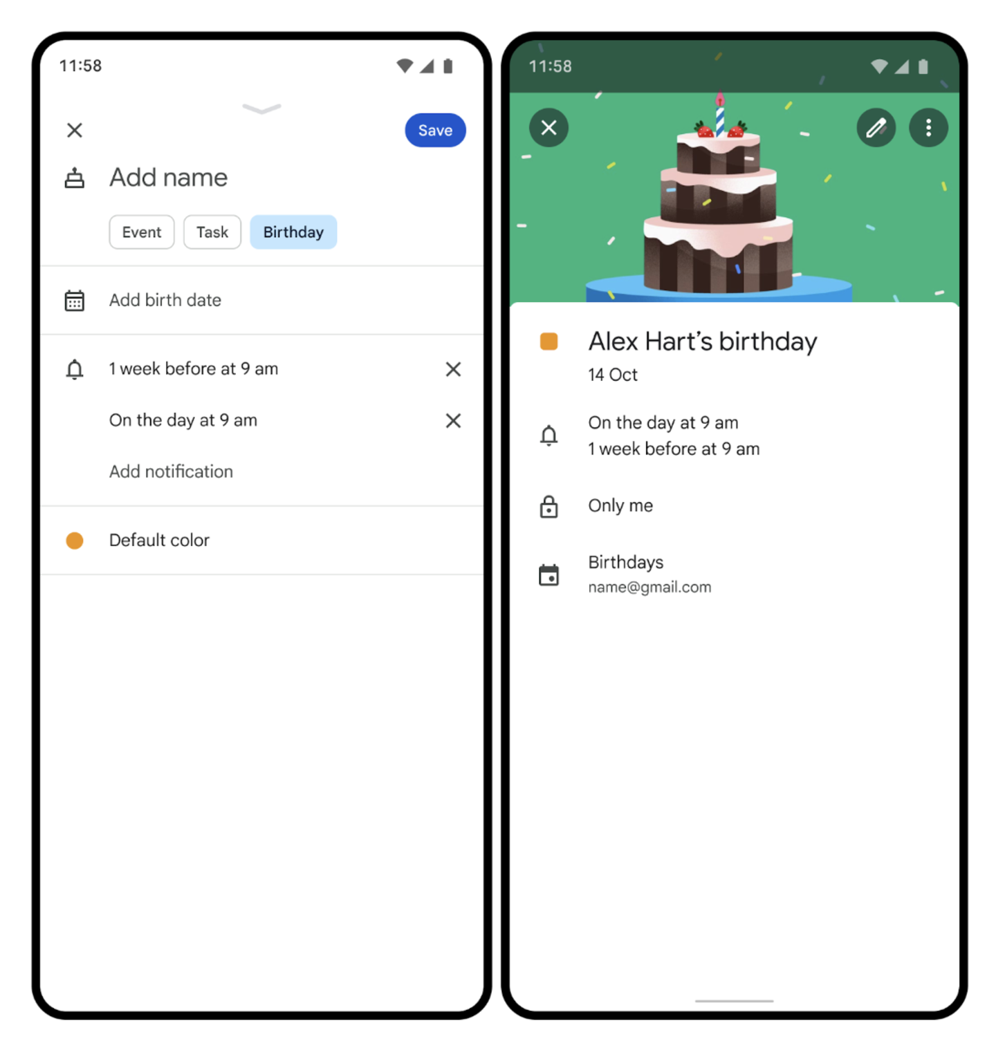 Pour une raison quelconque, il n'était pas possible d'ajouter des anniversaires à Google Calendar. Cela vient de changer 3 Pour une raison quelconque, il n'était pas possible d'ajouter des anniversaires à Google Calendar. Cela vient de changer
