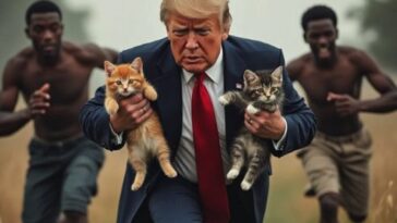 Pourquoi des photos de Trump sauvant des chatons apparaissent-elles partout 11 Image