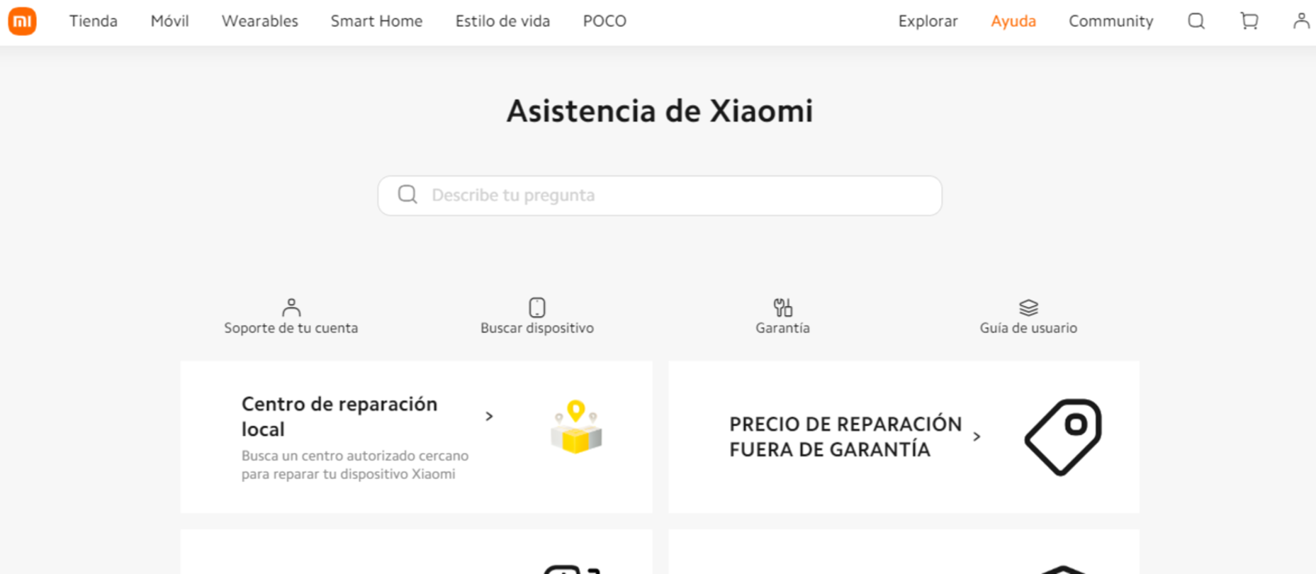 Vous pouvez trouver des informations sur la garantie sur le site de Xiaomi