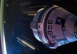Le Boeing Starliner amarré à l'ISS. Crédit : NASA Johnson Space Center
