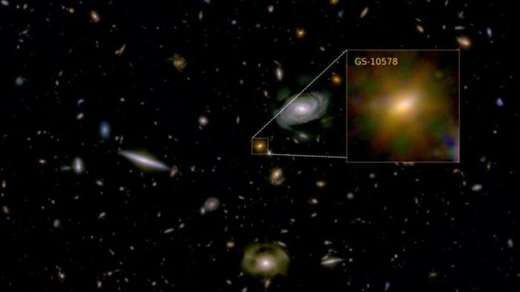 Un trou noir gigantesque est en train de tuer une galaxie entière dans l'espace profond 1 Crédit : Francesco D'Eugenio