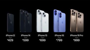 Voici la nouvelle gamme iPhone après la présentation des iPhone 16
