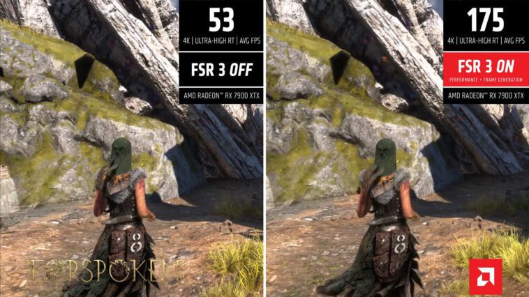 AMD affirme que la nouvelle technologie de génération de frames peut augmenter les performances de Cyberpunk 2077 jusqu'à 78 % 1 Amd Fluid Motion Frames 2