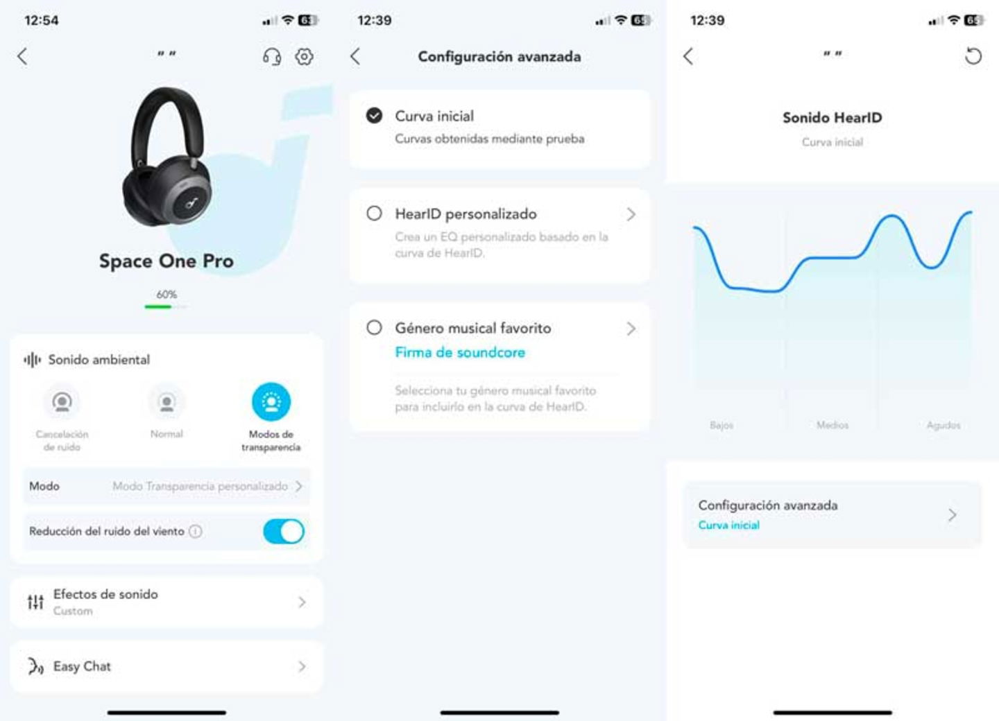 J'ai essayé les soundcore Space One Pro et ce sont les écouteurs parfaits pour voyager 7 Application des soundcore Space One Pro