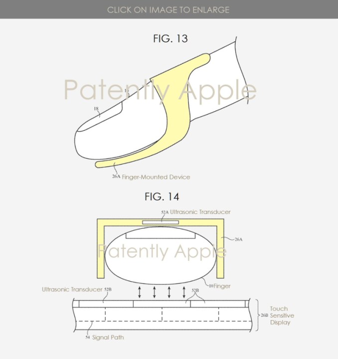 Un MacBook en verre ? Voici à quoi Apple pense qu'il ressemblerait 3 Brevet pour des dispositifs pour les doigts d'Apple.