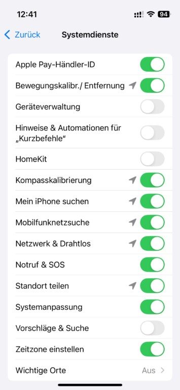Votre batterie iPhone se vide trop vite avec iOS 18 ? Découvrez nos astuces ! 11 Services de localisation d'Apple