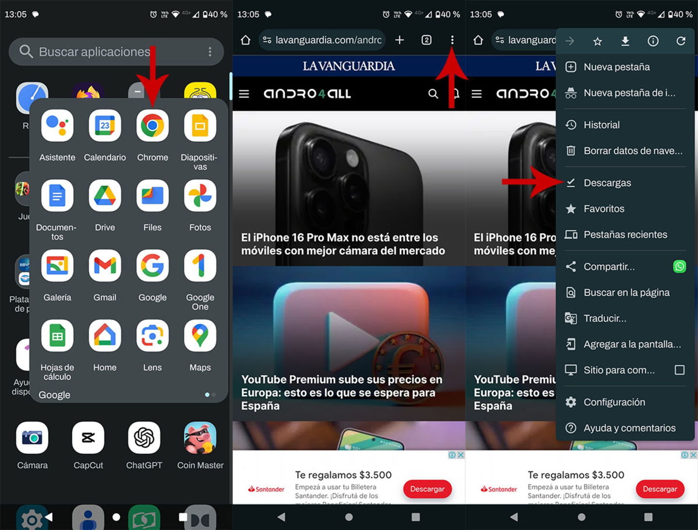 Comment voir les téléchargements de Google Chrome sur Android 3 Accéder au dossier de téléchargements de Chrome sur Android