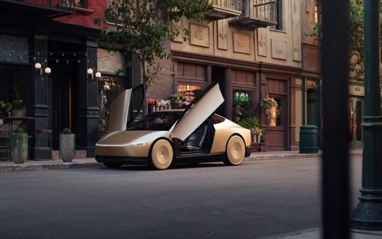 Elon Musk dévoile le Cybercab autonome et le Robovan lors d'un événement sur le thème de la science-fiction 1 Elon Musk unveils autonomous Cybercab and Robovan at sci-fi-themed event