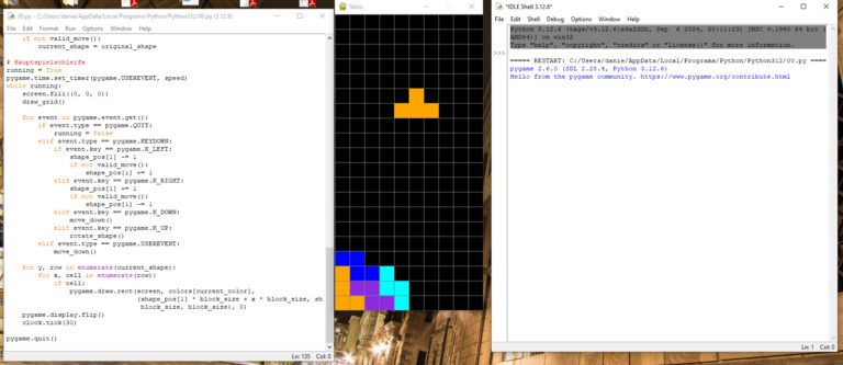 Quelle IA pour faire les Devoirs : ChatGPT vs Gemini, le comparatif 4 Tetris Python