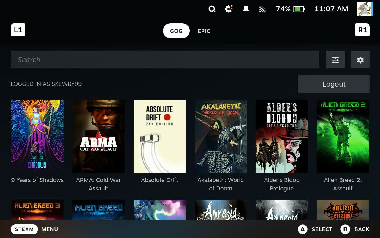 Steam valide le plugin Deck pour installer des jeux d'Epic et GOG 3 1728924668 139 Steam valide le plugin Deck pour installer des jeux dEpic