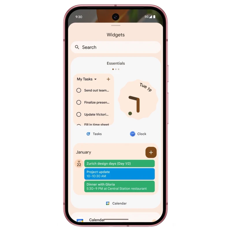 Toutes les nouvelles fonctionnalités incluses dans le Pixel Drop d'octobre pour les téléphones Pixel, les tablettes et plus 7 Sélecteur de widgets mis à jour Android 15