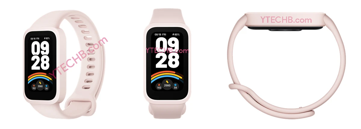 Exclusif : Fuites des rendus et des spécifications de la Xiaomi Smart Band 9 Active 4 Rendus du Xiaomi Smart Band 9 Active