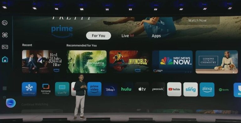 Découvrez si votre Samsung Smart-TV sera mis à jour avec la nouvelle interface One UI ! 3 Les nouvelles fonctionnalités ont été présentées lors de la Samsung Developer's Conference 2024. (Capture d'écran / YouTube)