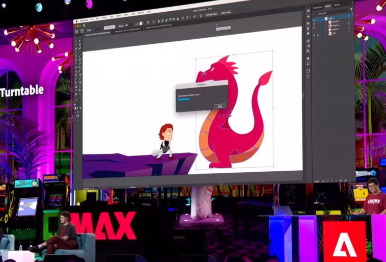 Adobe impressionne avec Project Turntable, un outil d'IA qui fait pivoter l'art 2D dans l'espace 3D 1 Adobe wows with Project Turntable, an AI tool that rotates 2D art in 3D space