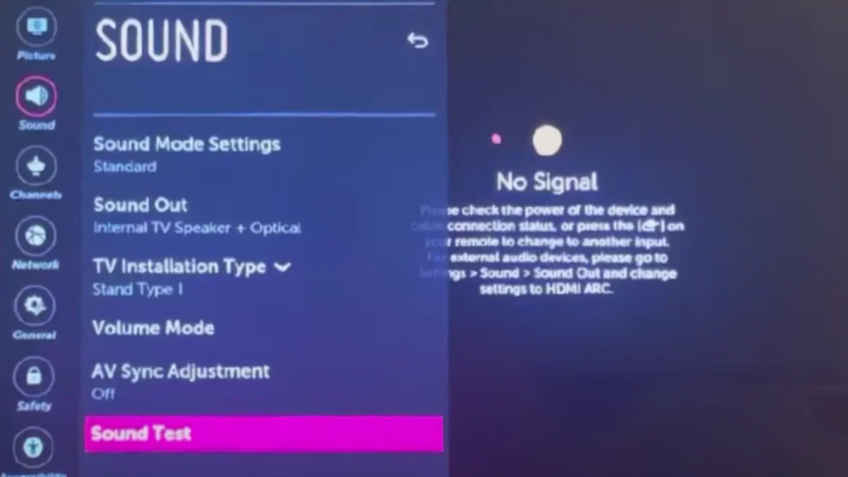 Comment résoudre le problème de son qui ne fonctionne pas sur une télévision LG 3 Vérifier les paramètres de sortie audio sur un téléviseur LG
