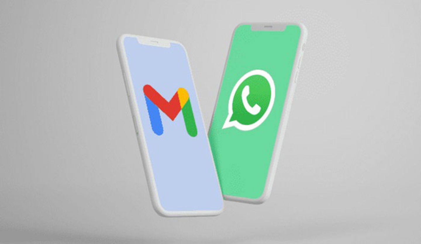 Est-il possible d'envoyer un courriel vers WhatsApp