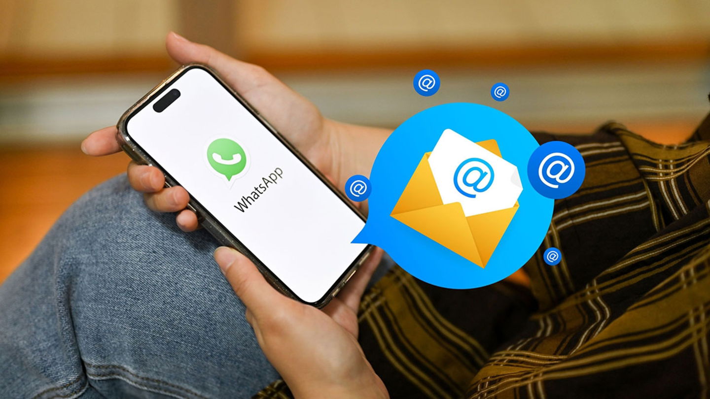 Voici comment envoyer un courriel vers WhatsApp