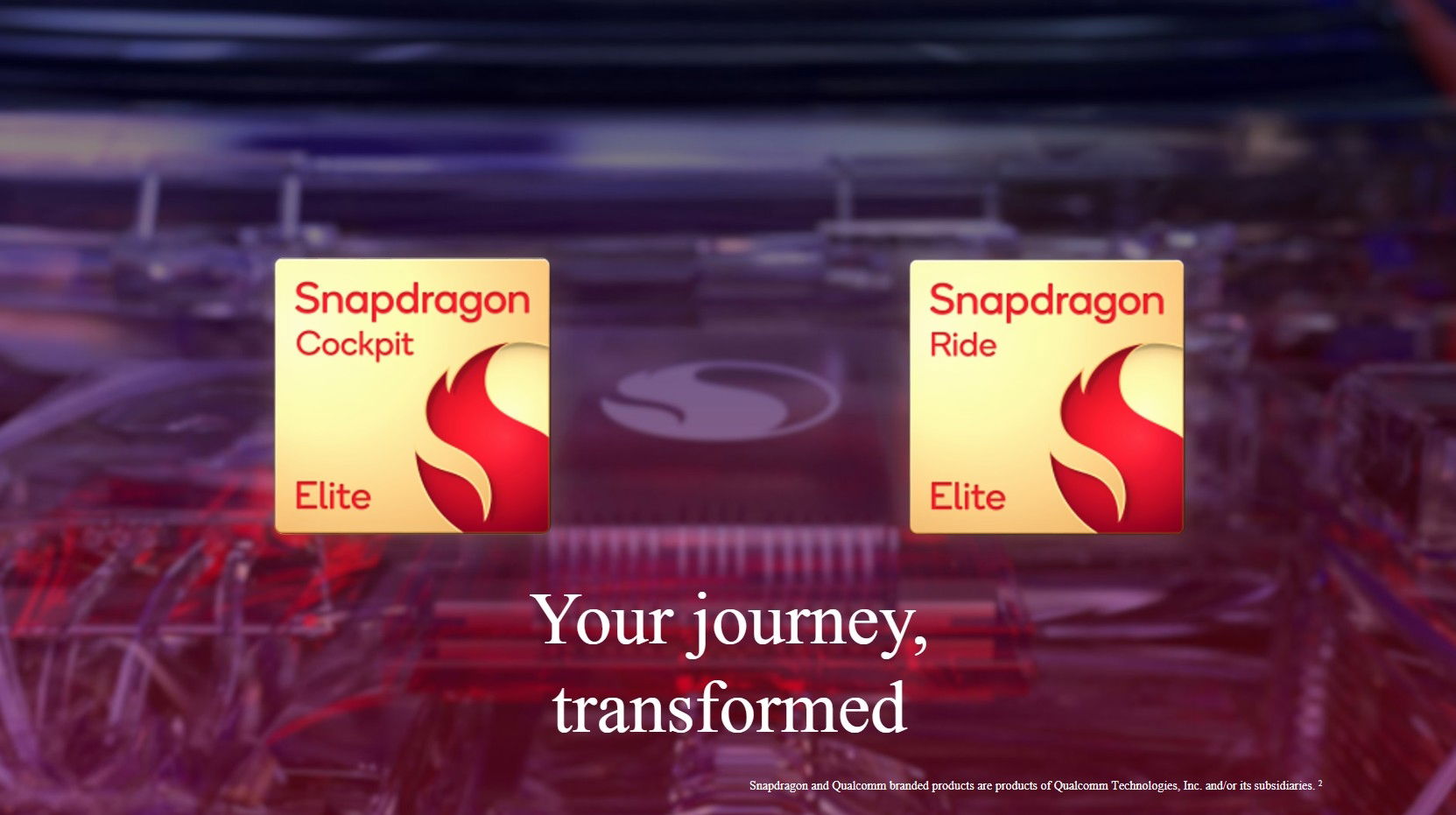 Qualcomm cherche à redéfinir la conduite autonome et intelligente avec les nouveaux Snapdragon Cockpit Elite et Snapdragon Ride Elite 3 Qualcomm cherche à redéfinir la conduite autonome et intelligente avec les nouveaux Snapdragon Cockpit Elite et Snapdragon Ride Elite