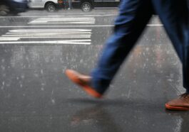 Does walking faster in the rain keep you drier? A physicist breaks it down